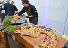 Puike hapjes waarin tal van cressen van Koppert Cress waren verwerkt